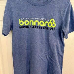 Blue Bonnaroo Festival Graphic Tee